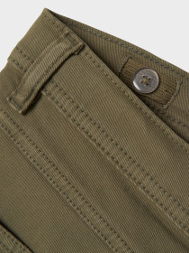 NAME IT Twill Bukser Ryan Straight Deep Lichen Green